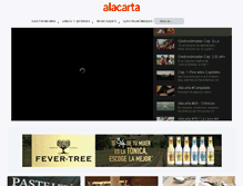 Tablet Screenshot of alacarta.com.py